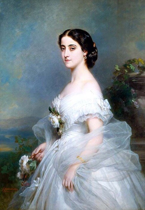 Franz-Xavier Winterhalter. Аделина Патти,1868