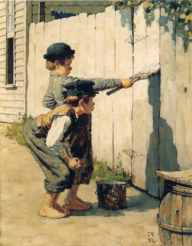 Иллюстратор Норман Роквелл (Norman Rockwell)