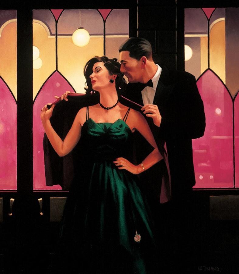 Words of Wisdom, by Jack Vettriano