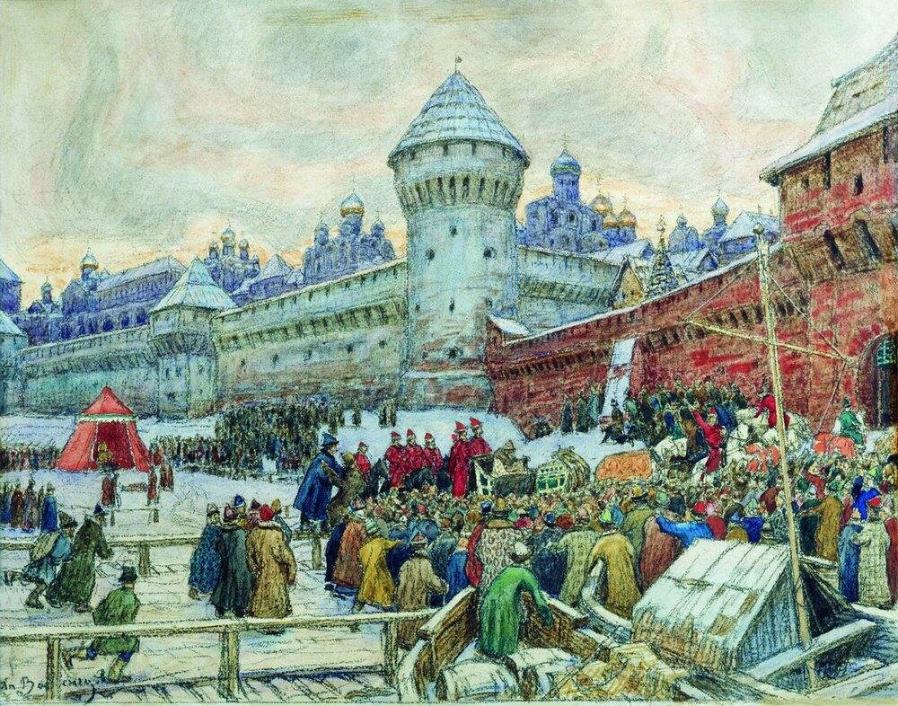 Старая Москва. Отъезд с кулачного боя. 1900-е.jpg