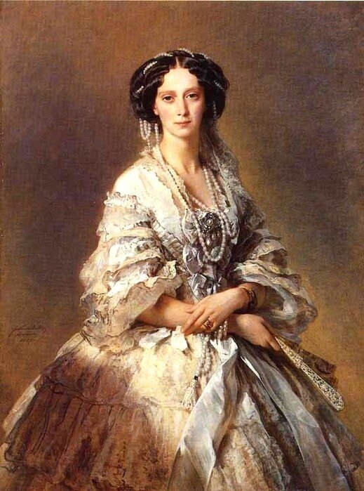 Franz-Xavier Winterhalter. Портрет императрицы Марии Александровны. 1857г. Эрмитаж