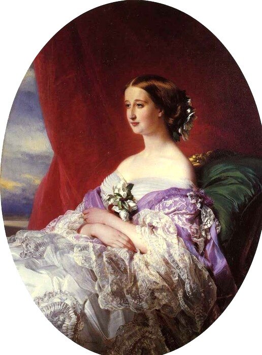 Franz-Xavier Winterhalter. Императрица Евгения.1854