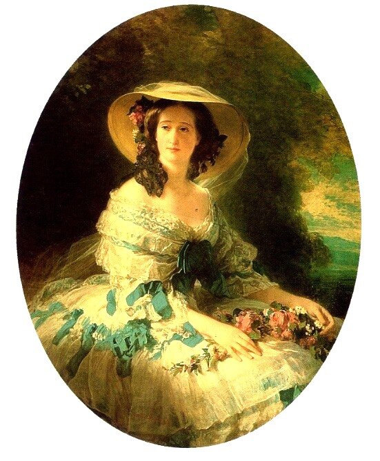 Franz-Xavier Winterhalter.Императрица Евгения.1857