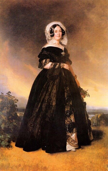 Franz-Xavier Winterhalter. Портрет Марии Луизы Виктории Кентской.1843г.