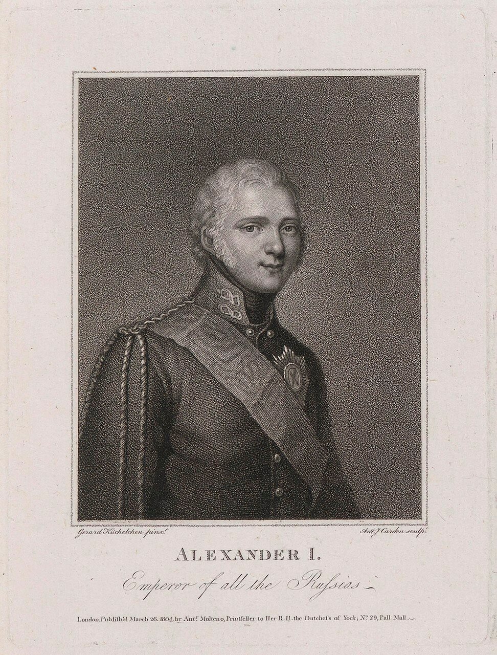 Александр I (издано 26 марта 1804)
