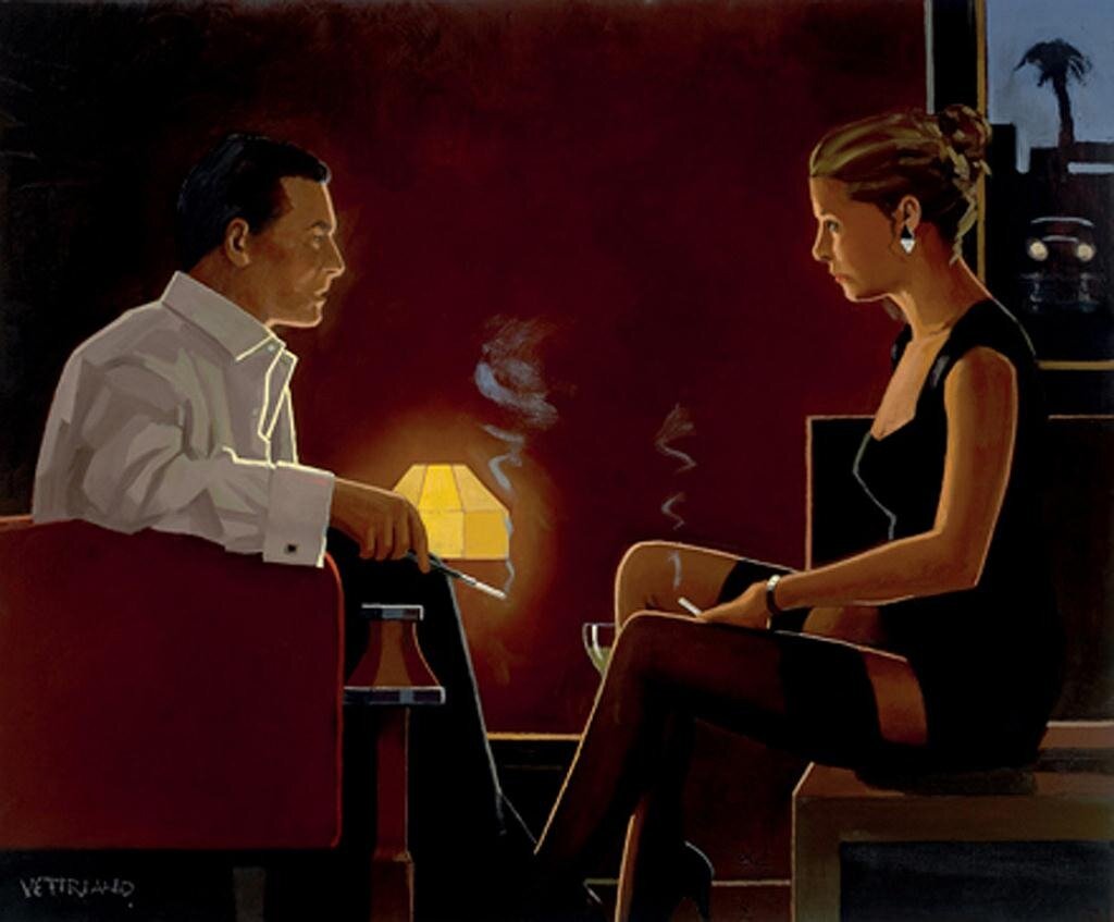 Queen Of Diamonds, by Jack Vettriano