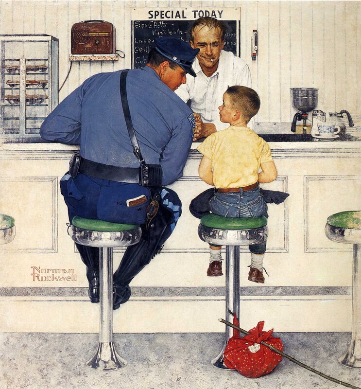 Иллюстратор Норман Роквелл (Norman Rockwell)