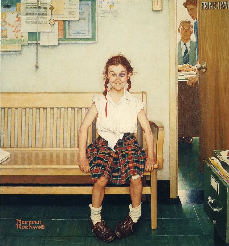 Иллюстратор Норман Роквелл (Norman Rockwell)