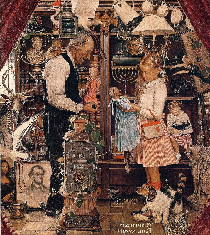 Иллюстратор Норман Роквелл (Norman Rockwell)