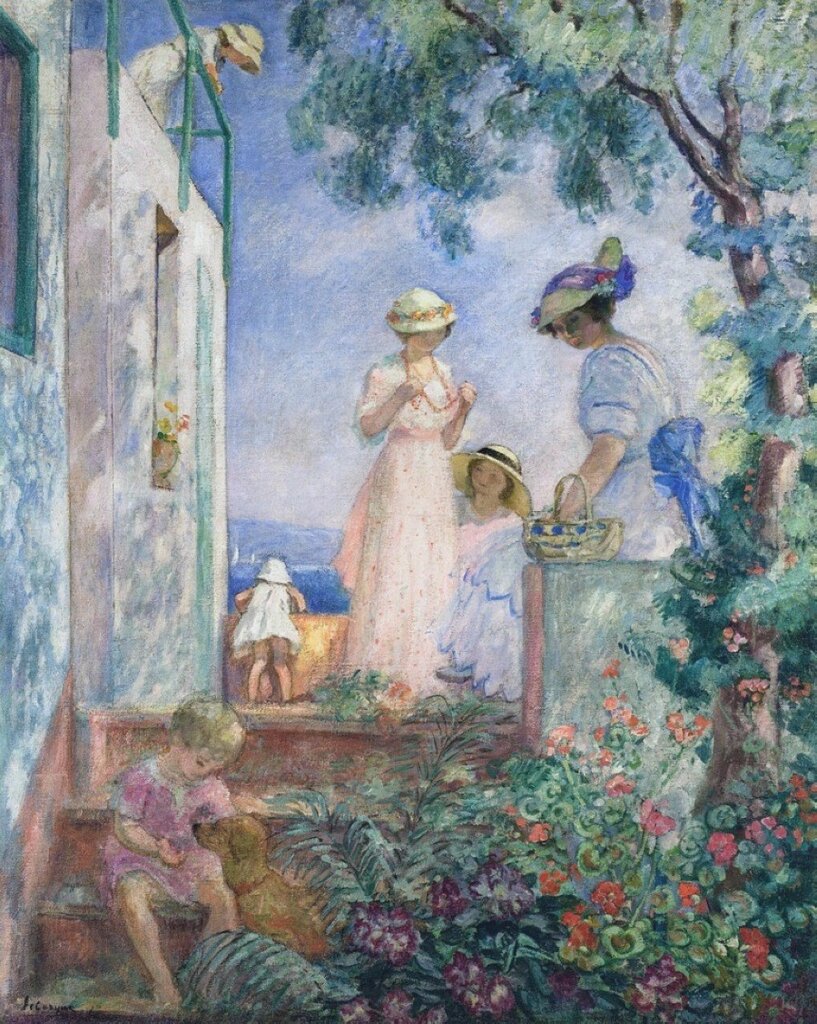 Girls on the Terrace, Sainte-Maxime, 1914.jpeg