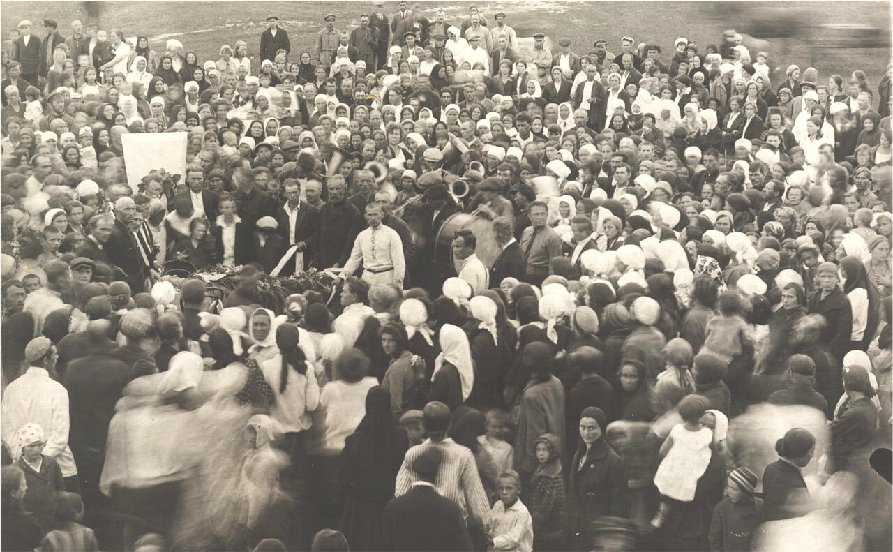 Похороны доктора Сахарова в Васильсурске. 1927 год
