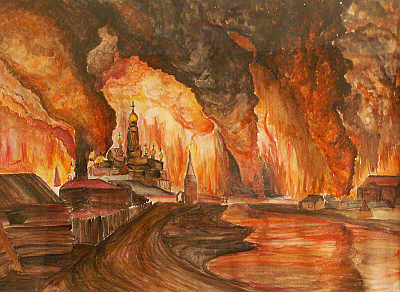 Пожар в москве 1812 картина