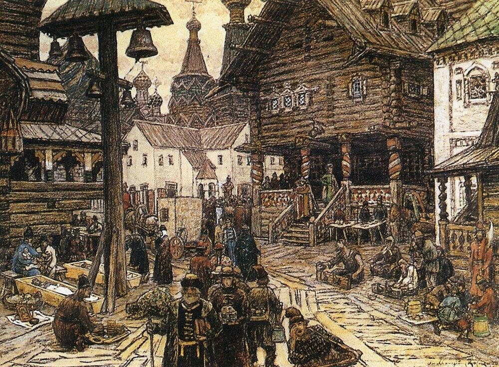 На крестце в Китай-городе. 1902.jpg