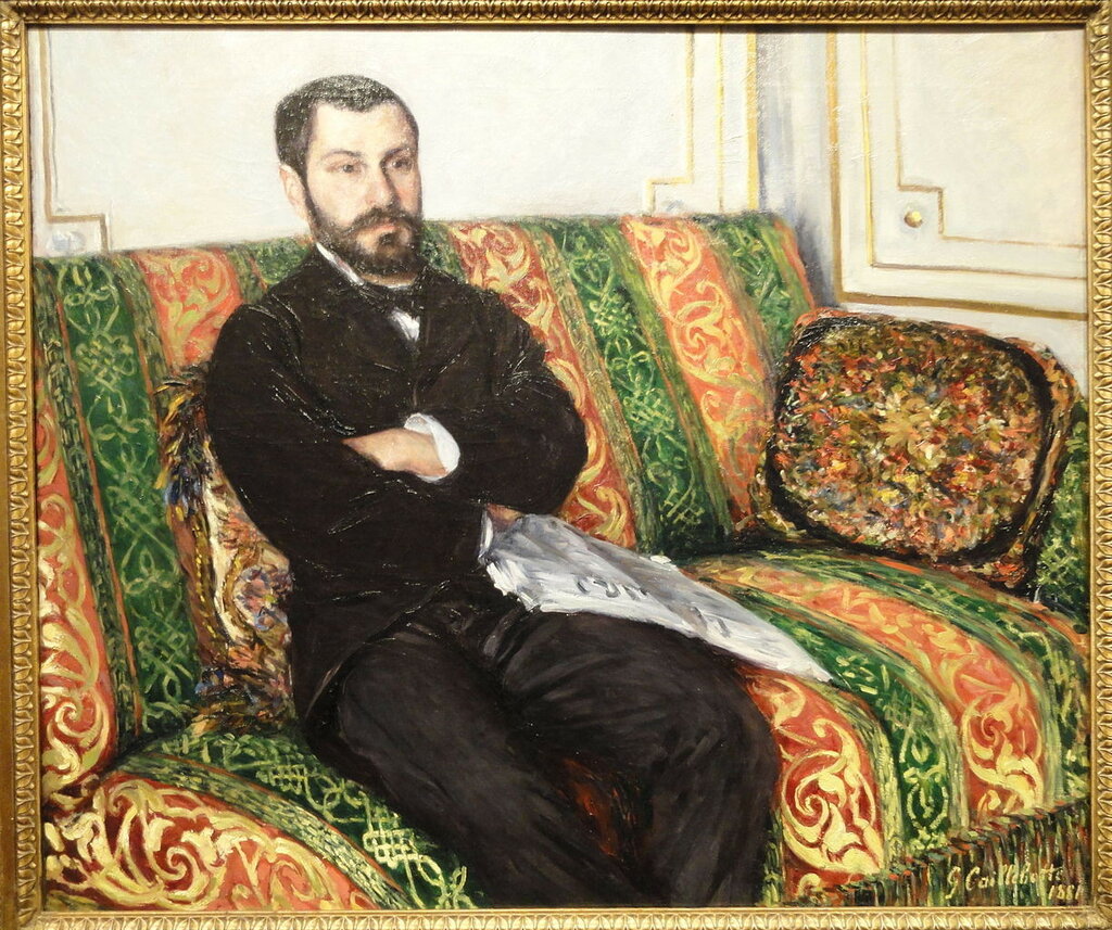 Portrait of Richard Gallo; 1881; Gustave Caillebotte, (1848-1894) Nelson-Atkins Museum of Art, Kansas City, Missouri, USA..