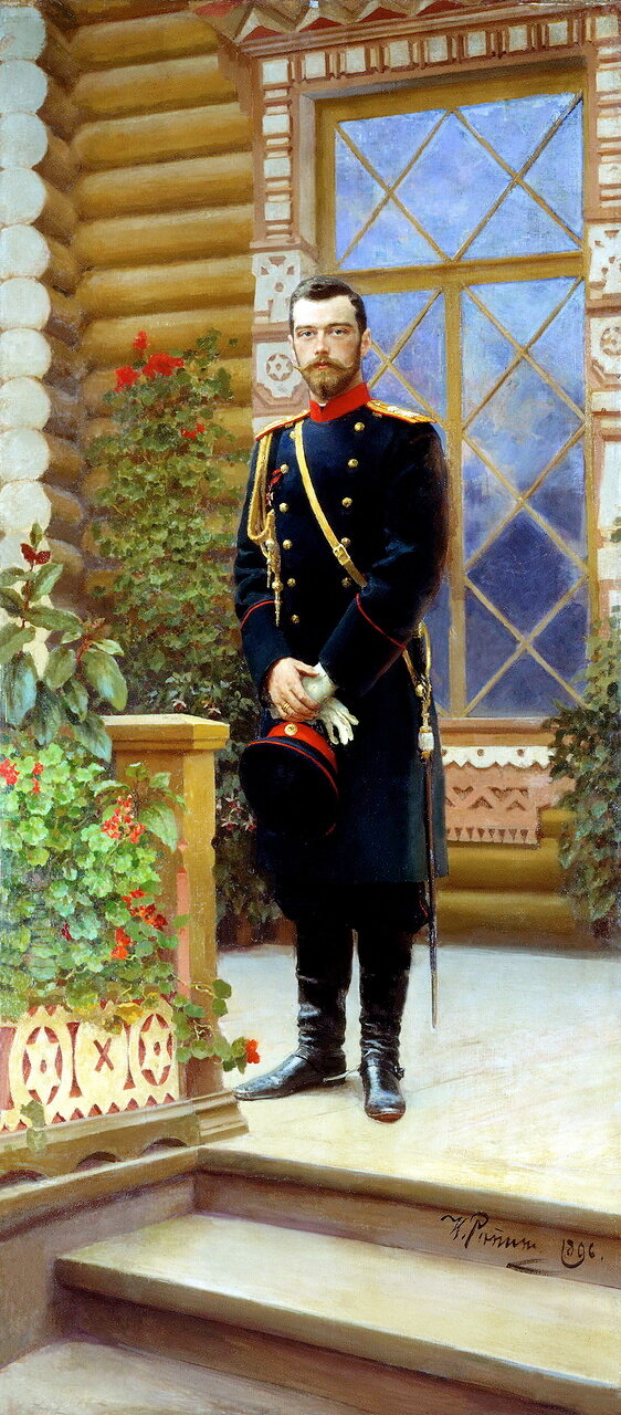 Илья Ефимович Репин (1844–1930). Портрет императора Николая II, 1896