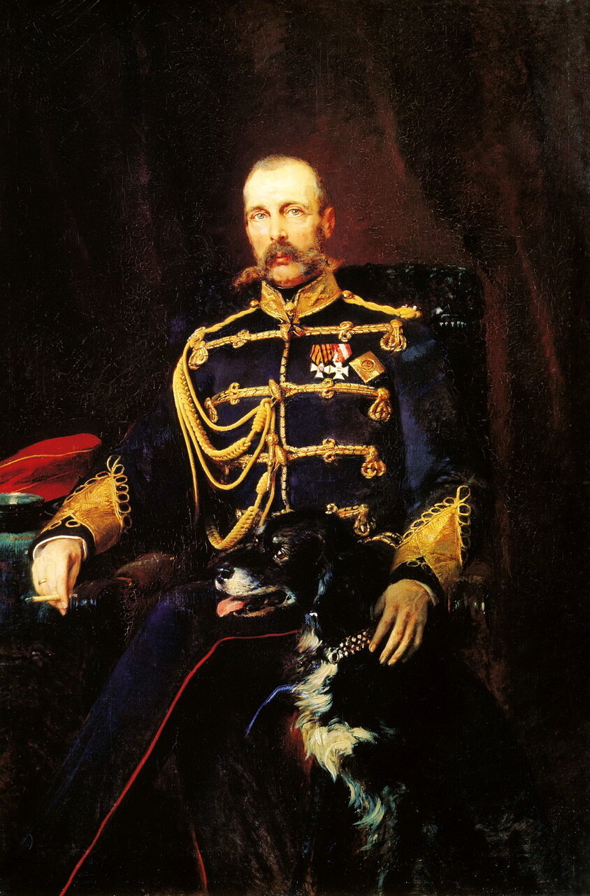 Константин Маковский (1839-1915). Портрет Александра II