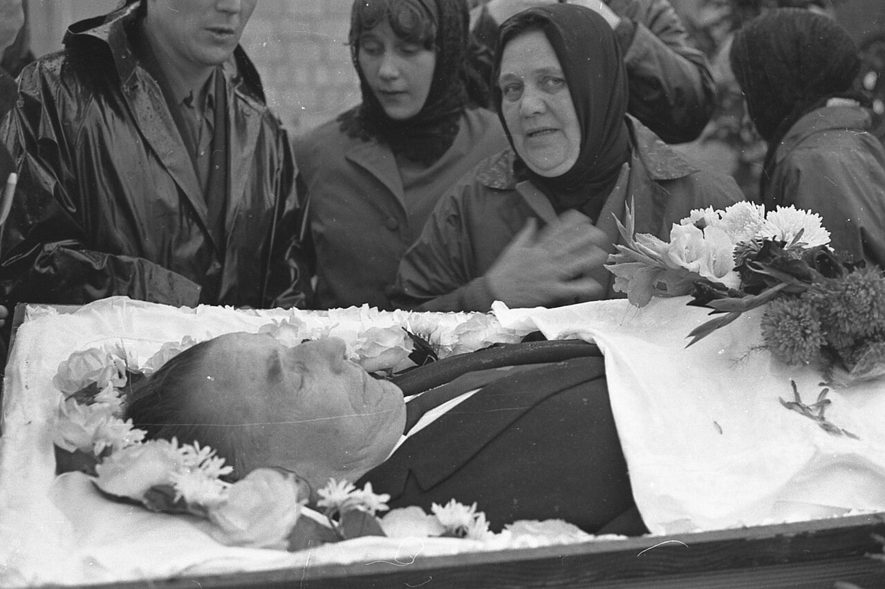 Москва, похороны 70-х.