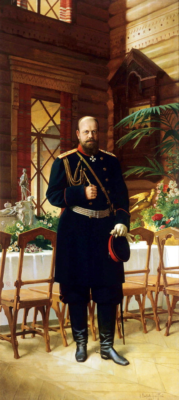 Николай Дмитриев-Оренбургский (1837-1898). Портрет императора Александра III