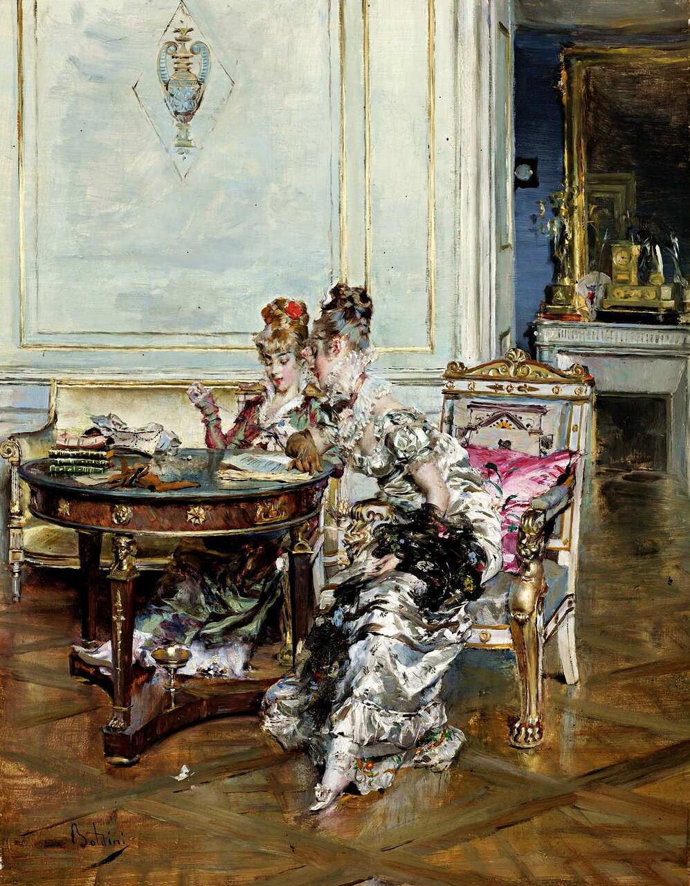 Giovanni Boldini (ITALIAN, 1842-1931) - CONFIDENCES 