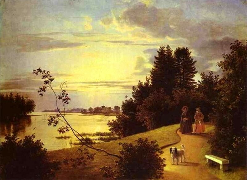 Иван Хруцкий (1810 - 1885) Вид на Елагином острове в Петербурге (1839).jpg