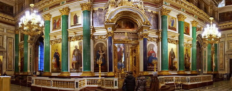 Главный иконостас и Царские врата, Исаакиевский собор (собор преподобного Исаакия Далматского), Санкт-Петербург