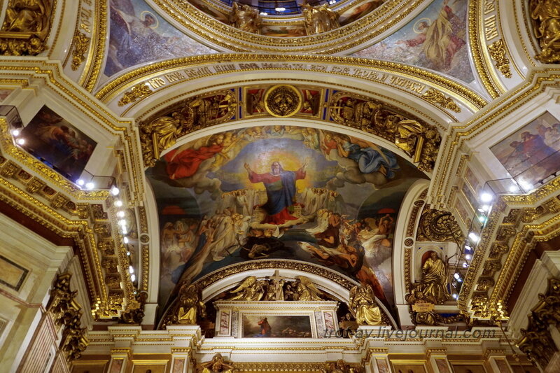 Исаакиевский собор внутри (собор преподобного Исаакия Далматского), Санкт-Петербург