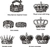 Немецкие королевские короны | Векторный клипарт