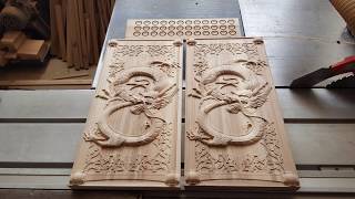 Dragon Backgammon with CNC. Нарды Дракон на ЧПУ