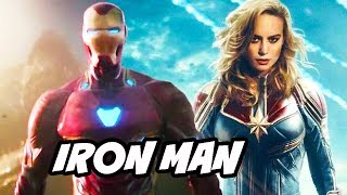 Captain Marvel Iron Man Avengers Scene Easter Egg Explained