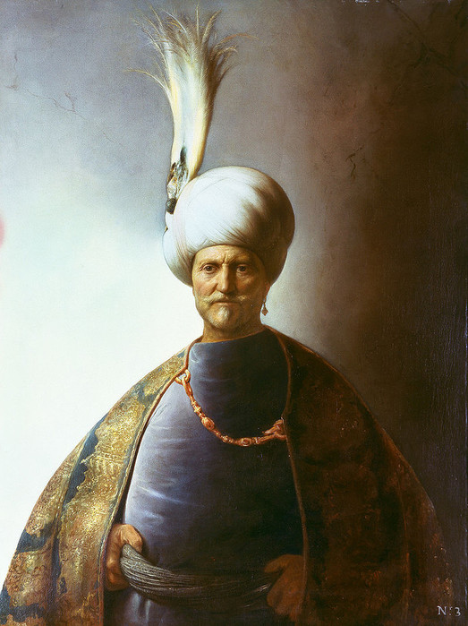 21 Султан Сулейман, 1625. очень напоминает Славянина Рембрандта. (523x700, 112Kb)