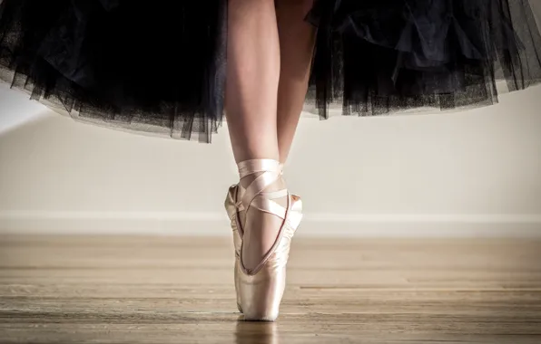 Обои балерина, юбка, пуанты, ноги