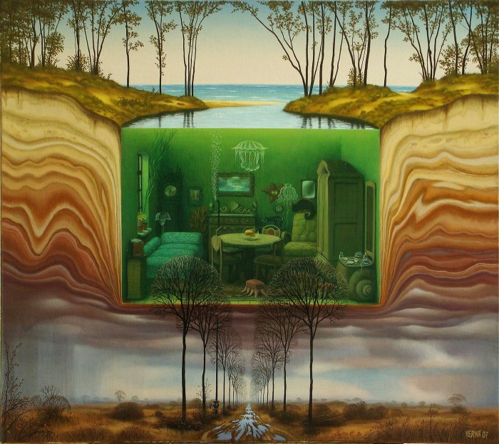 Аквариум. Автор: Jacek Yerka.