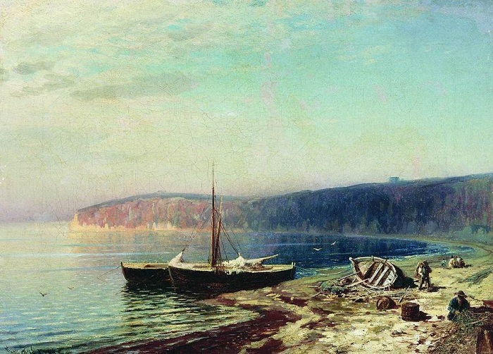  «Морской пейзаж». (1885). Ставропольский краевой музей изобразительных искусств. Автор: Р.Г.Судковский. 