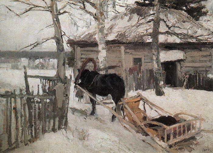 Зимой. 1894 - Коровин Константин Алексеевич