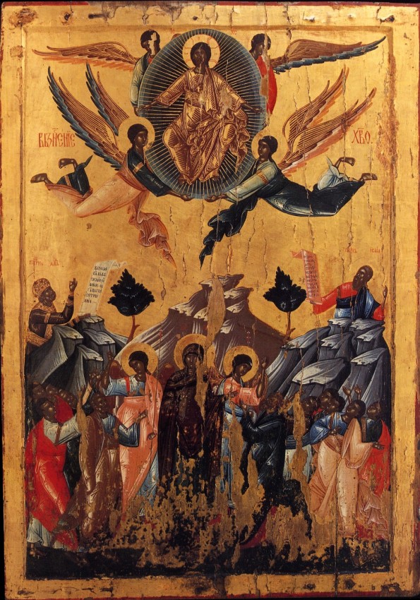 Вознесение Господне. Икона. XVI в. Монастырь Высокие Дечаны, Косово, Сербия