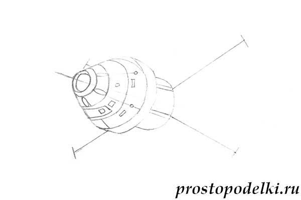 Как нарисовать спутник-4