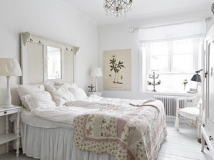 Спальня в стиле шебби шик - фото