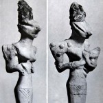 Фигурки найденные в районе Древней Месопотамии. Возраст около 7000 лет.