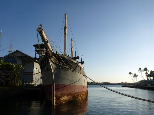 Исторический падает Клайд в гавань Гонолулу — стоковое фото