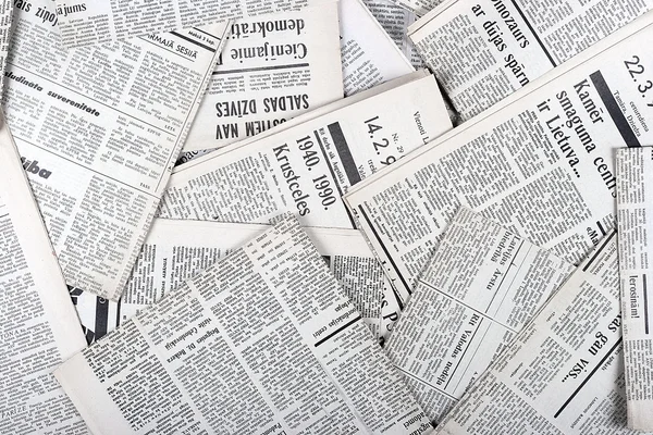 Фон старые старинные газеты — стоковое фото