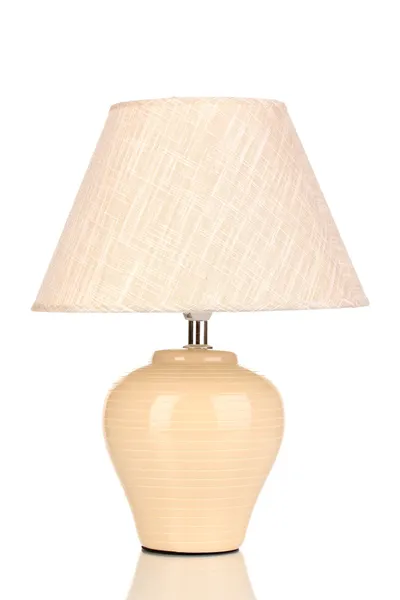 Настольная лампа, изолированные на белом фоне — стоковое фото
