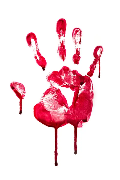 Ужас крови ручной печати — стоковое фото