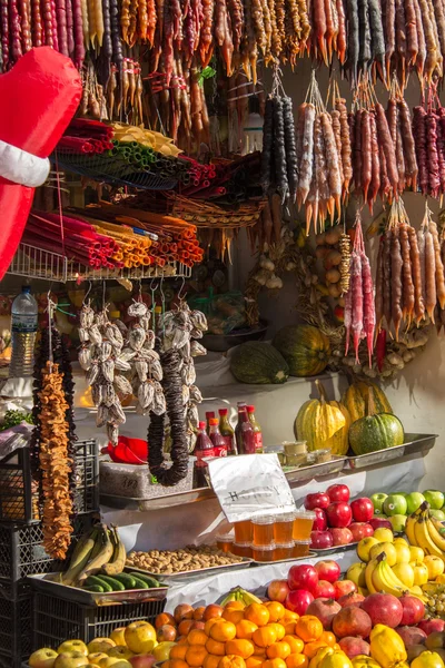 Традиционный грузинский рынок — стоковое фото