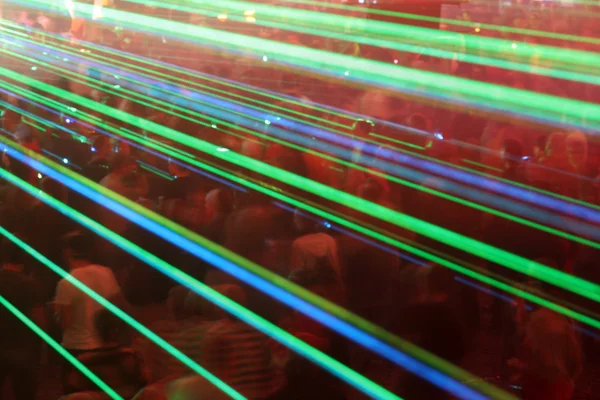 Лазерный толпы — стоковое фото