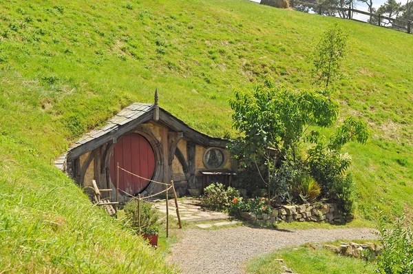 Дорожка в hobbiton — стоковое фото