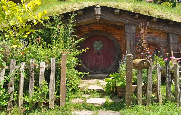 Hobbiton, шир, Новая Зеландия — стоковое фото