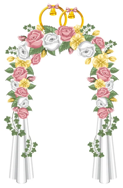 Свадебная арка — стоковый вектор