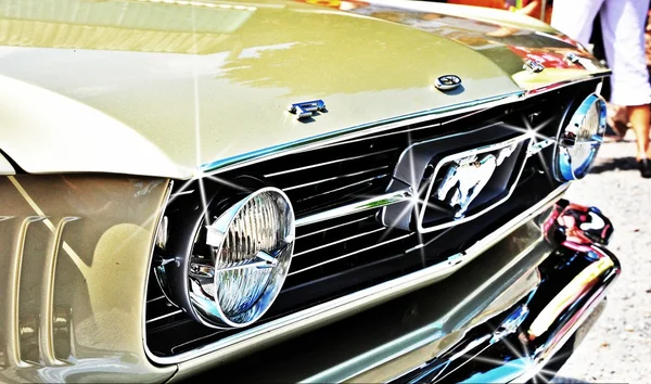 Front of Ford Mustang,HDR — стоковое фото