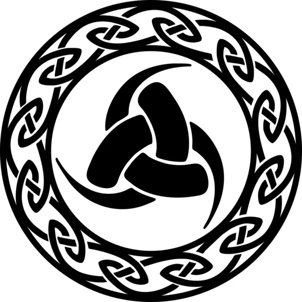 Тройной Рог Одина, бесконечные кельтский — стоковый вектор