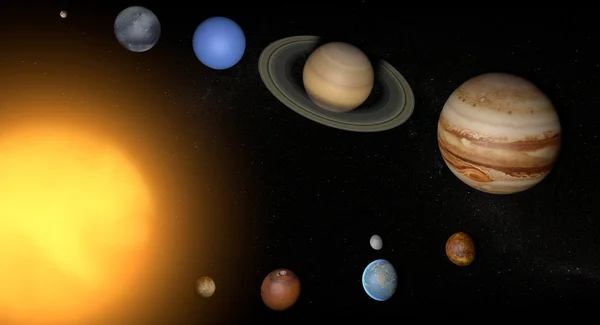 Солнечная система — стоковое фото